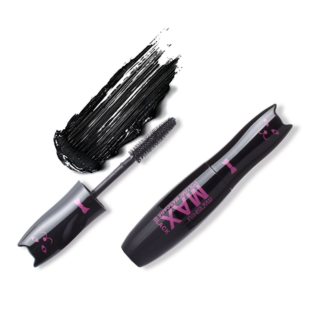 Thick Black Mascara - Long-Lasting Waterproof Curling 10g