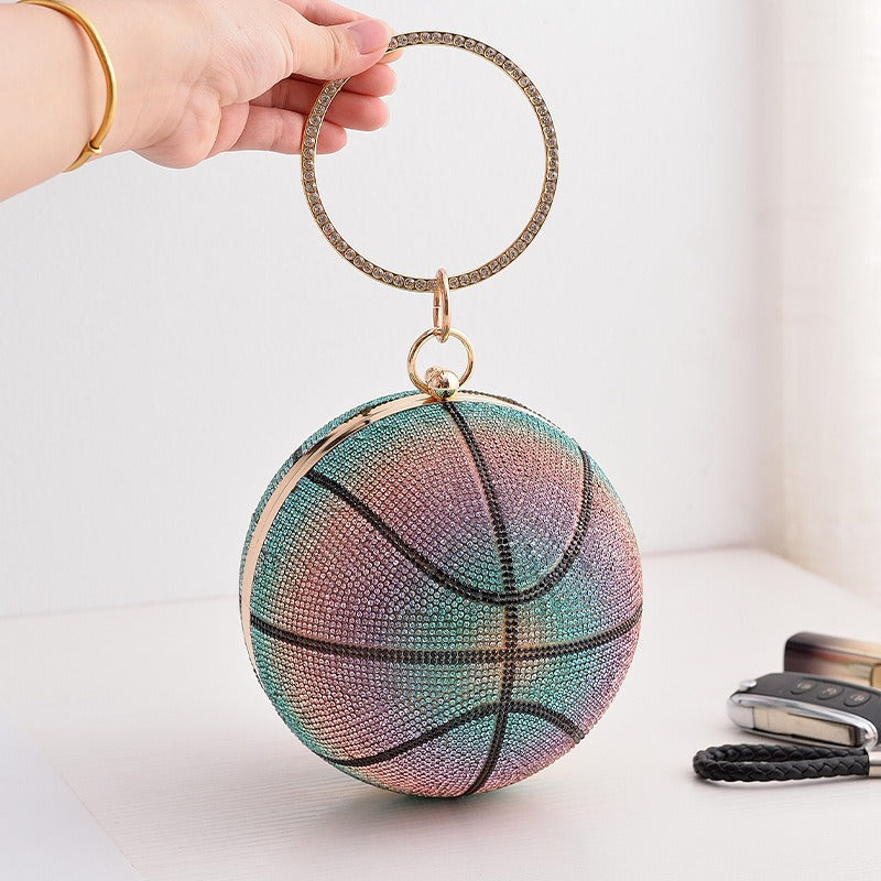 Harajuku Style Basketball Banquet Bag - Versatile Colorful Handheld Bag