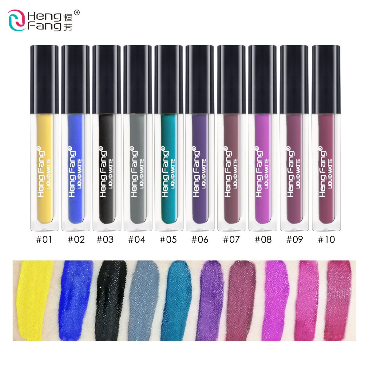 Harajuku Style Long-lasting Waterproof Matte Liquid Lipstick - 20 Colors