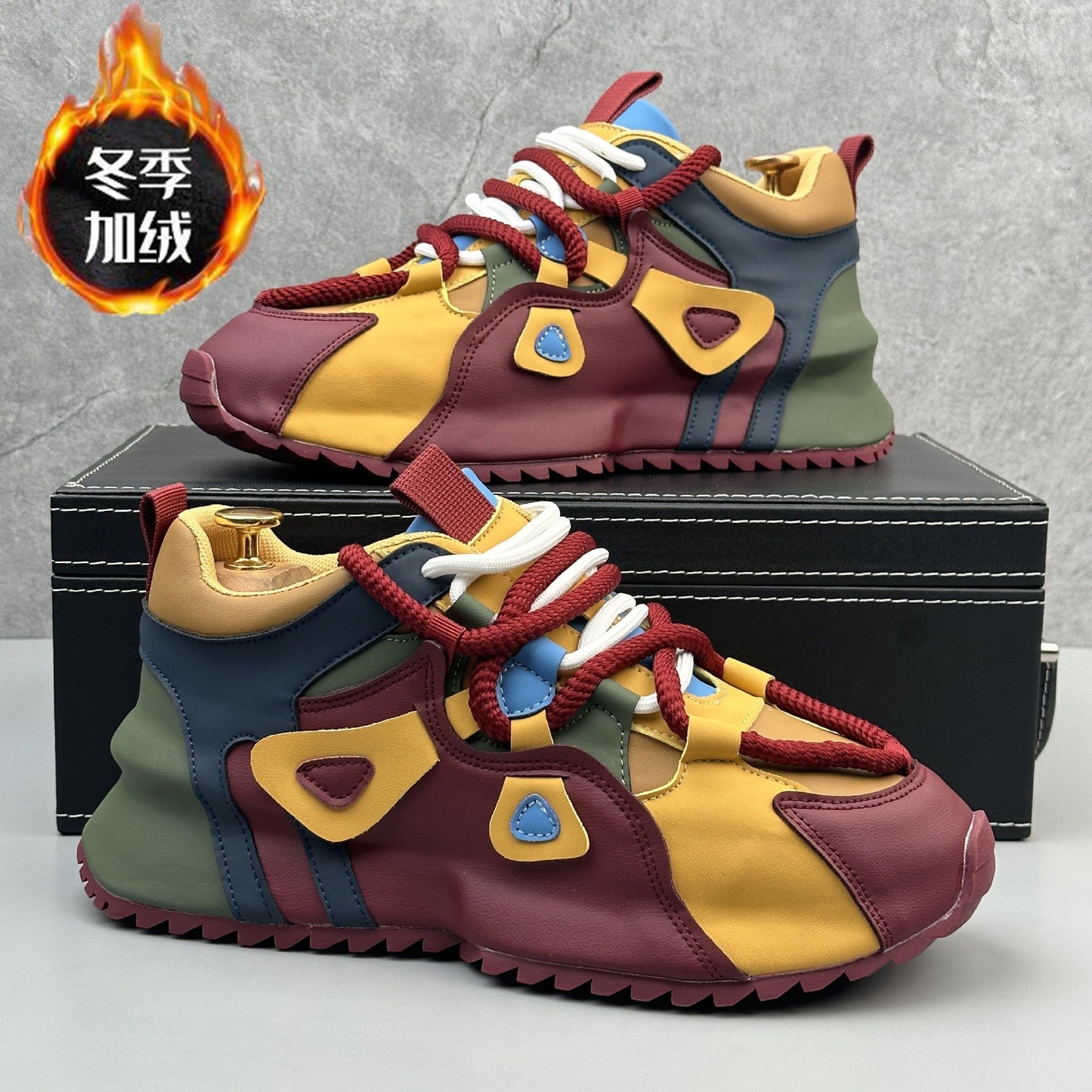 Trendy Thick Soled Dad Shoes - Harajuku Style