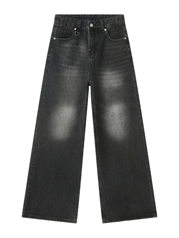 Harajuku Wide Leg Loose Fit Jeans
