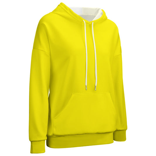 Highlighter Yellow Dropped Sleeve Hoodie