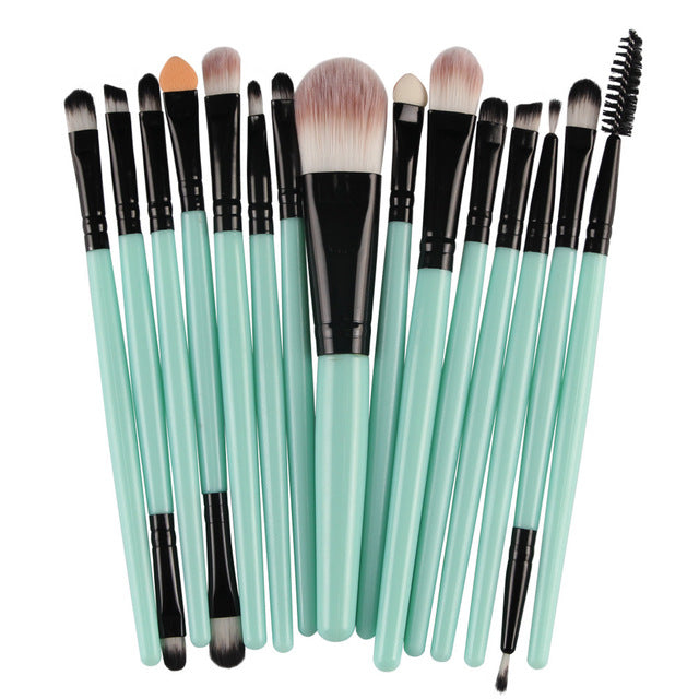 15Pcs Harajuku Style Makeup Brushes Set