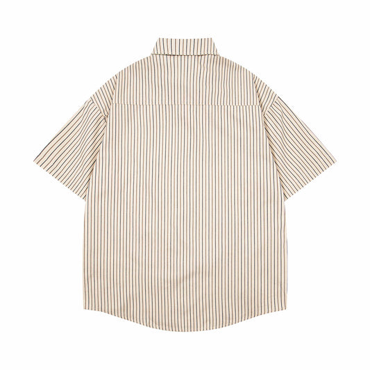 Retro Cute Cat Embroidery Oversized T-Shirt