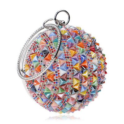 Harajuku Style Ceramics Beaded Evening Clutch Bag