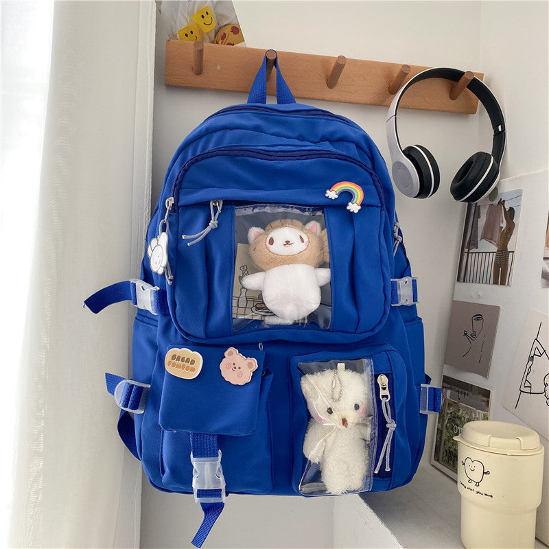 Harajuku Style Large Capacity Backpack for Students