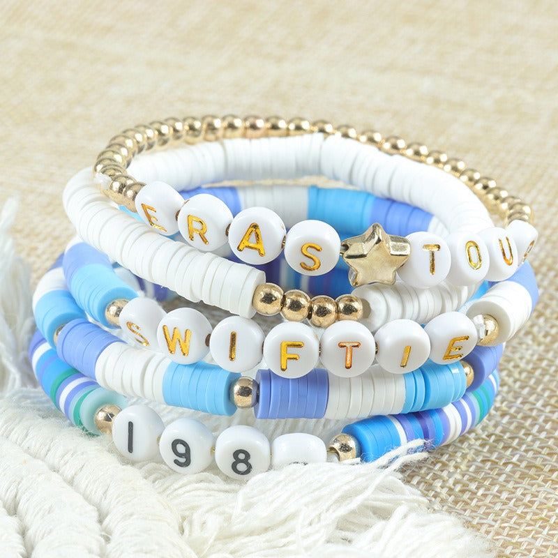 Colorful Harajuku Style Beaded Bracelet Set