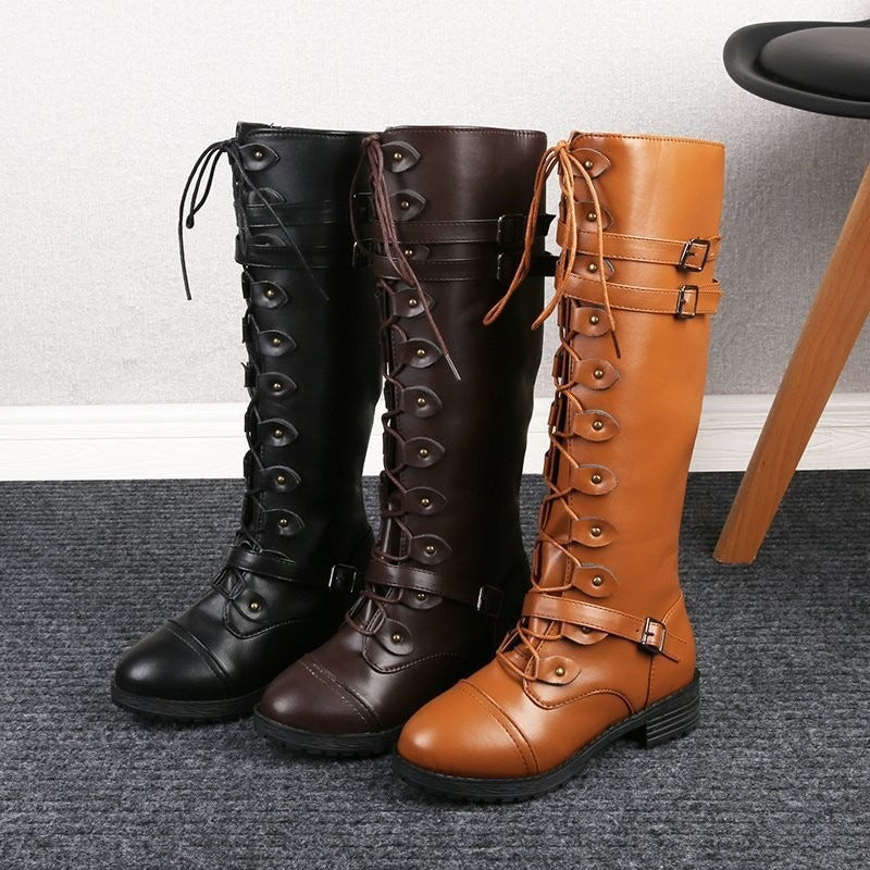 Oversized Knight Boots for Women - Harajuku Style
