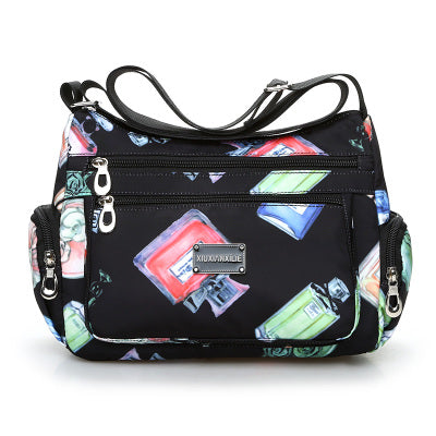 Harajuku Floral Shoulder Bag - Vintage Style Messenger Bag