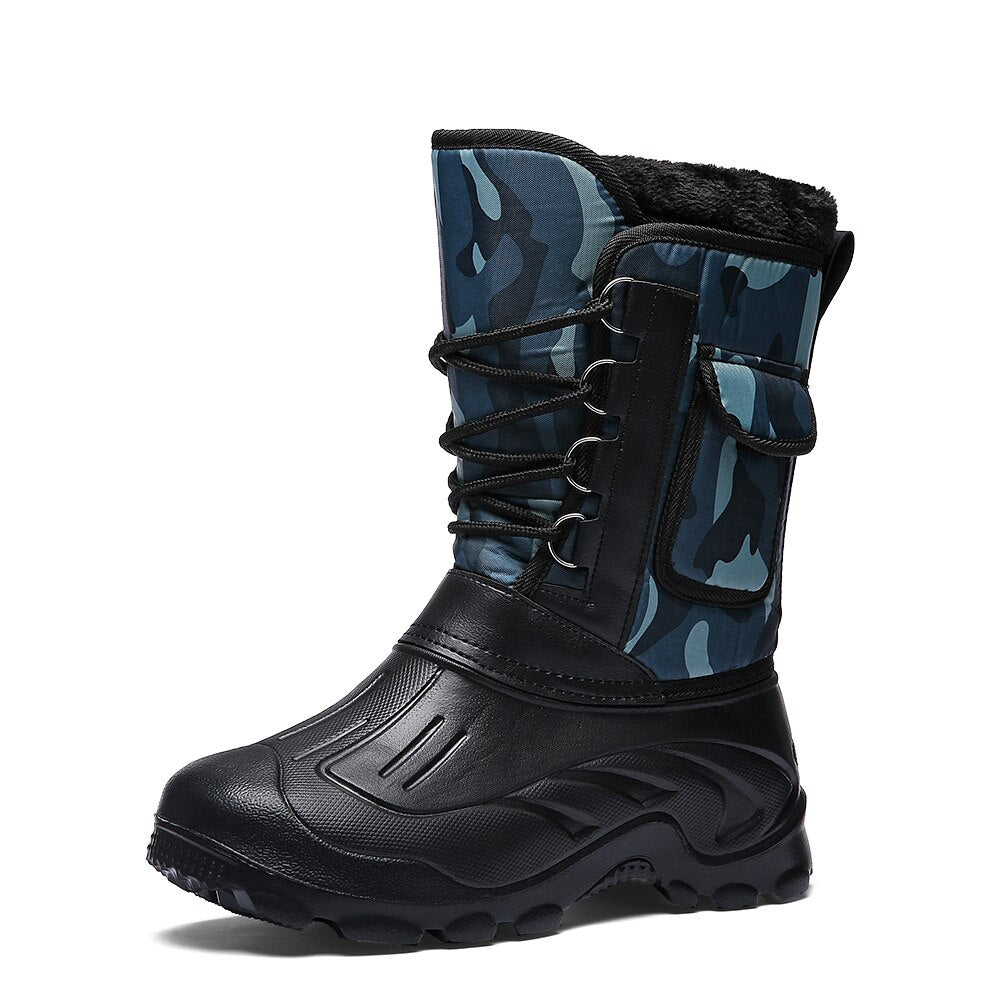 Men's Winter Waterproof Fishing Boots – Outdoor Sneakers