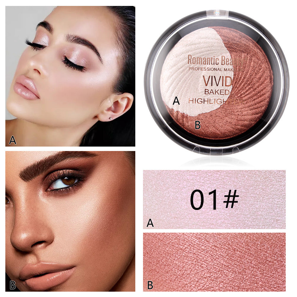 Two-Color Highlight Powder for Harajuku Style