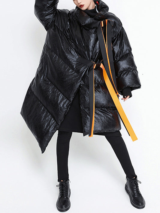 Harajuku Style Irregular Strap Coat - Street Fashion Staple