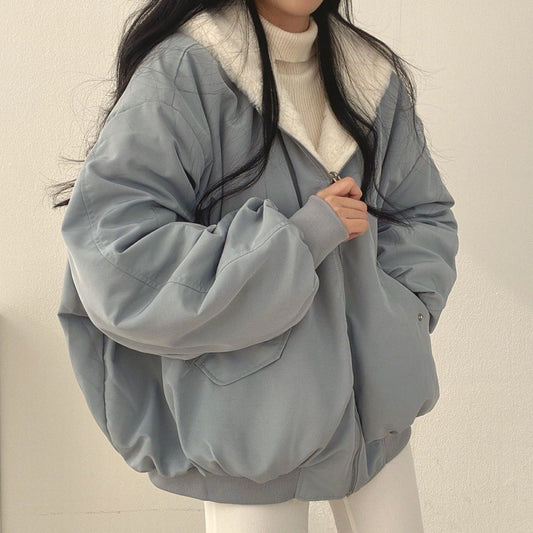 Harajuku Style Women's Hooded Winter Jacket