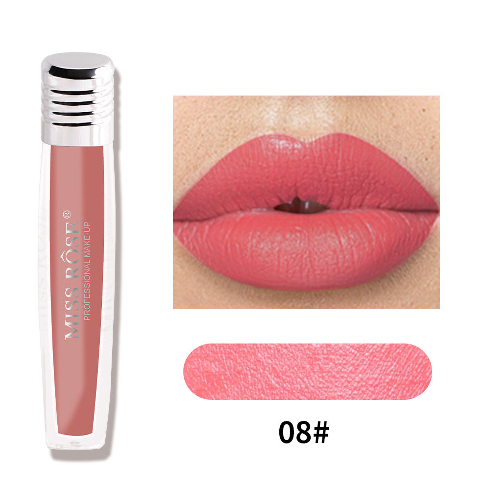Candy Pearl Lip Gloss - Non-Sticky Velvet Finish