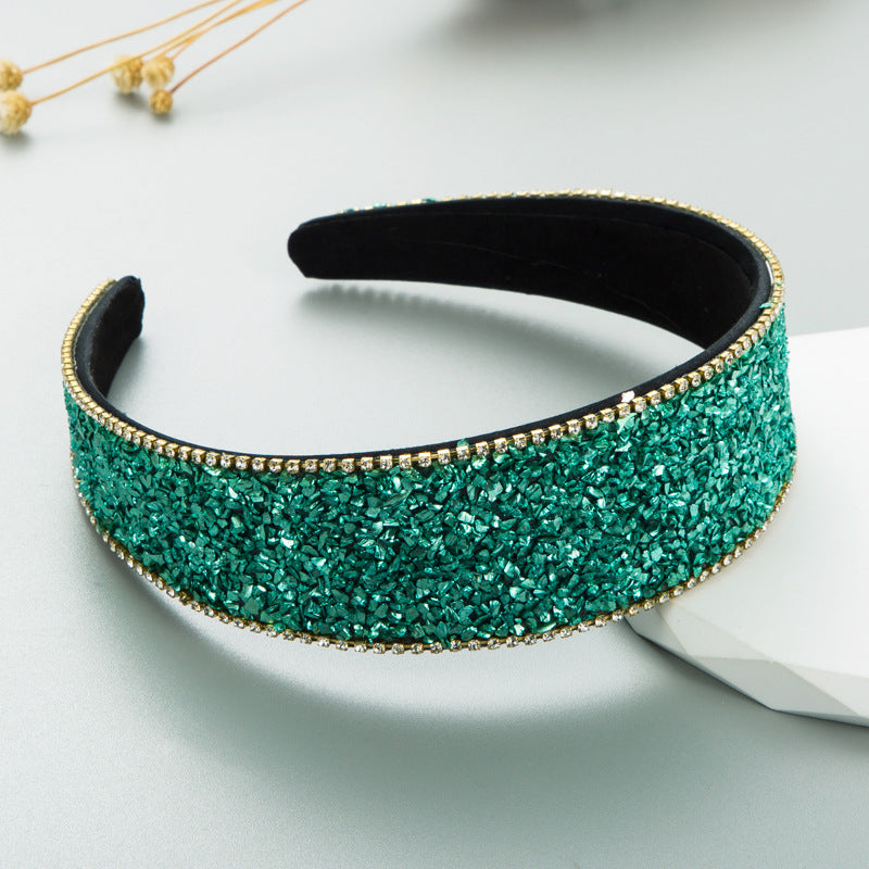 Colored Stone Hair Decoration Headband