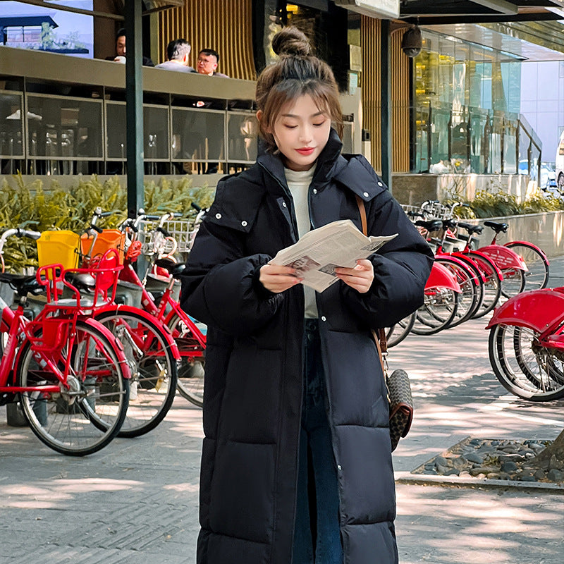 Harajuku Style Women's Cotton Jacket - Loose Fit Outerwear