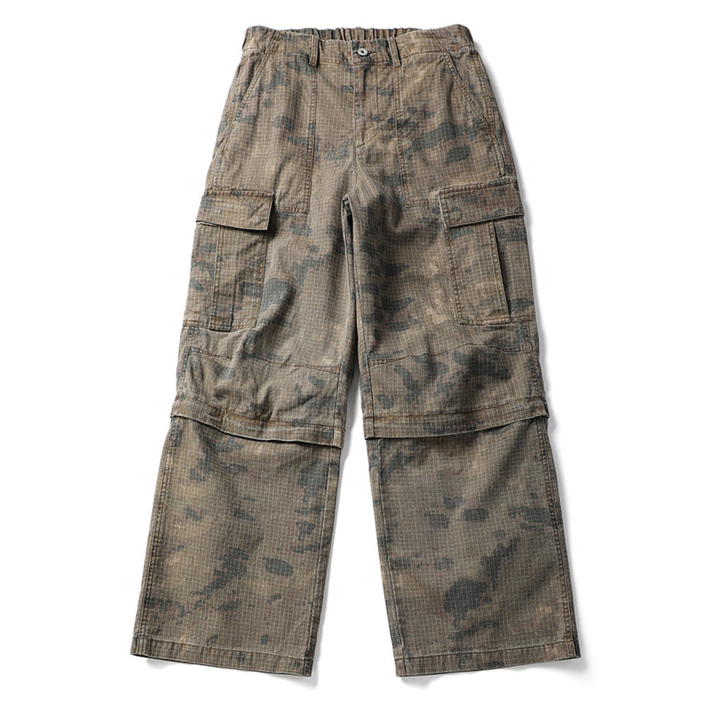 Harajuku Multi-Pocket Camouflage Cargo Pants for Men