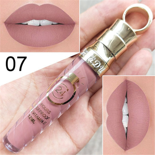 20 Colors Waterproof Long Lasting Matte & Shimmer Lip Gloss