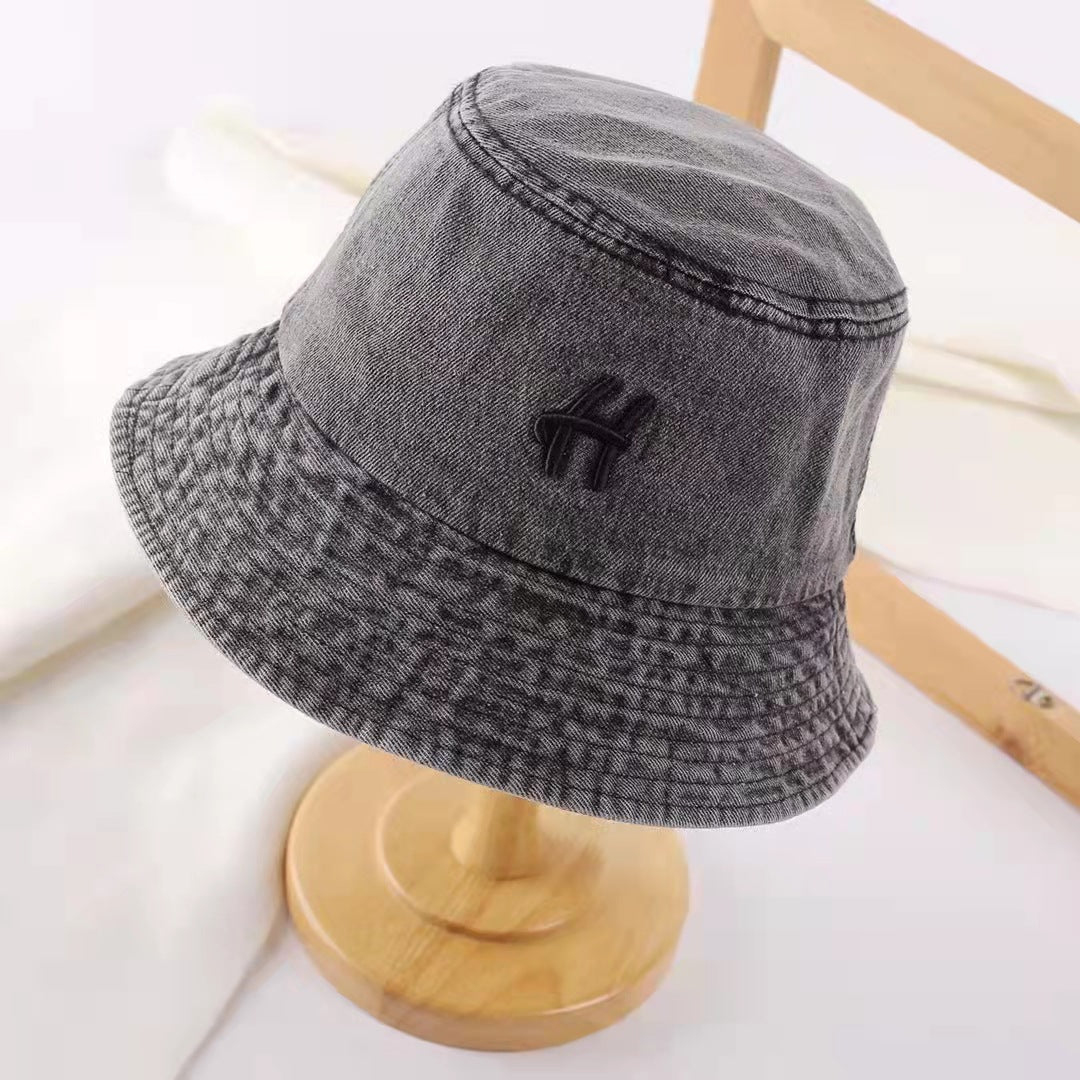 Retro Washed Cotton Fisherman Hat - Harajuku Style