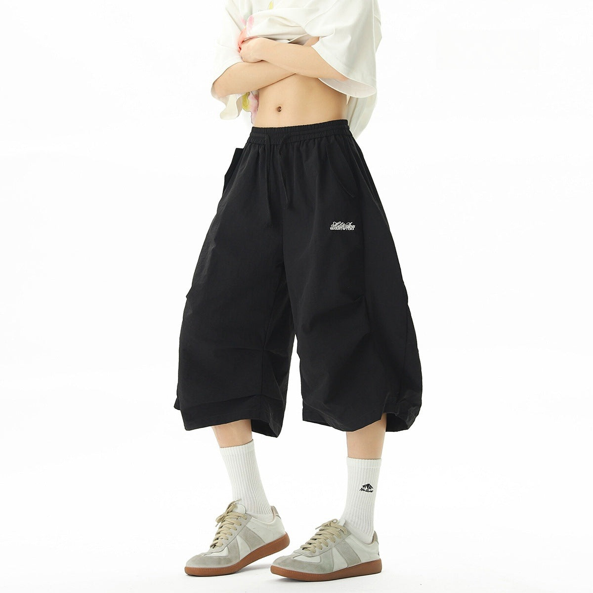 Embroidered Quick Drying Paratrooper Pants