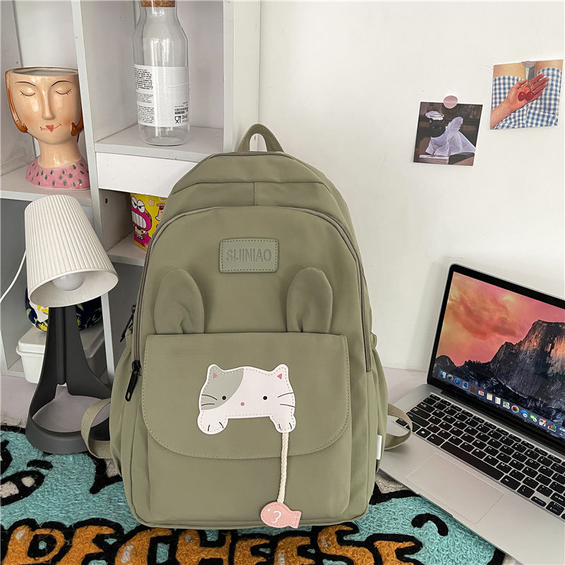 Harajuku Style Junior High Backpack - Vintage Cute Schoolbag