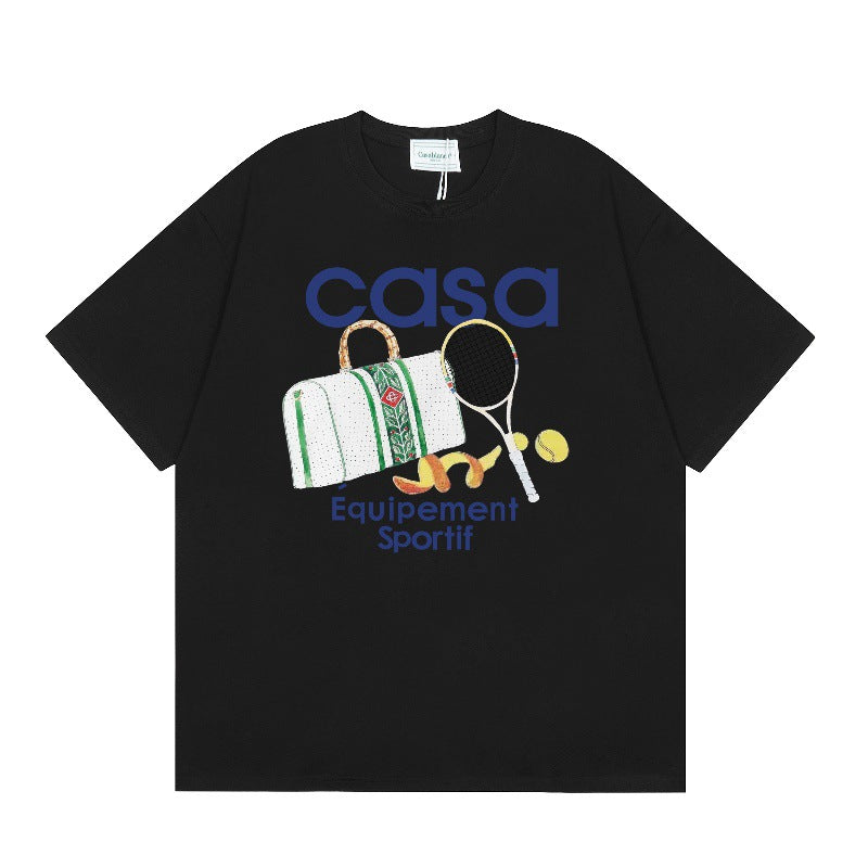 Harajuku Style Short-Sleeved T-Shirt for Men and Women