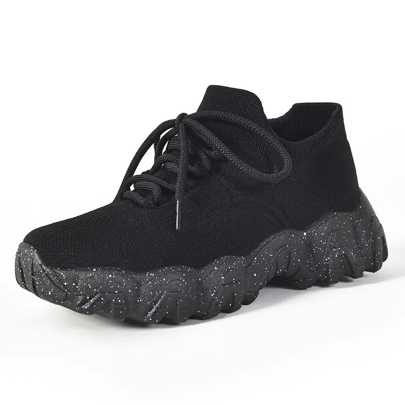 Lace Up Mesh Breathable Athletic Shoes