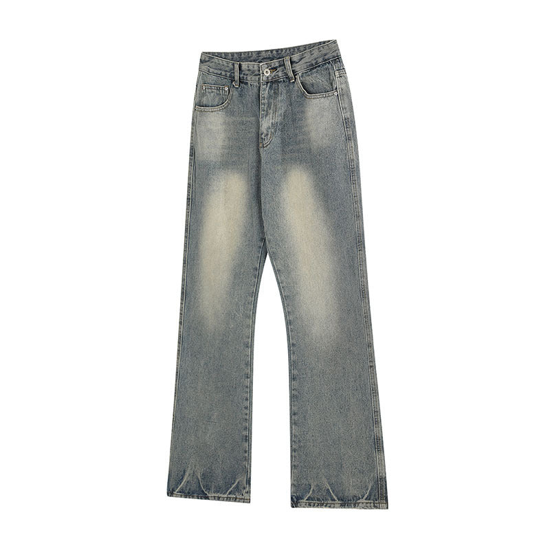 Harajuku Style Washed Denim Flare Jeans for All