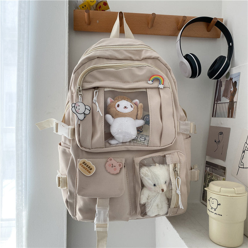 Harajuku Style Large Capacity Backpack for Students