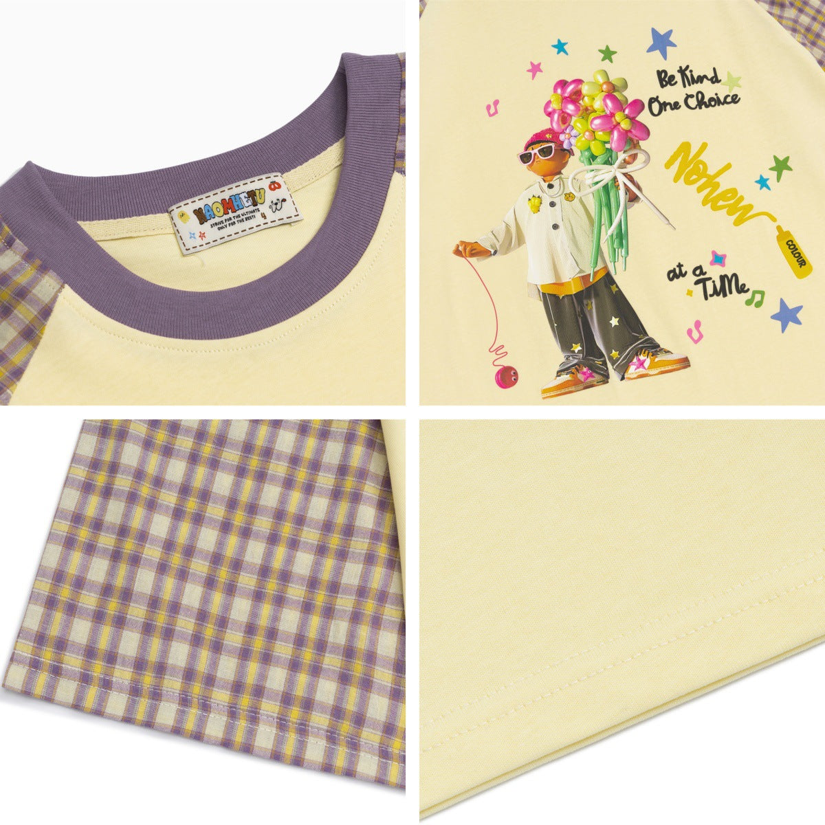 Character Printed Short Sleeve T-Shirt for Men