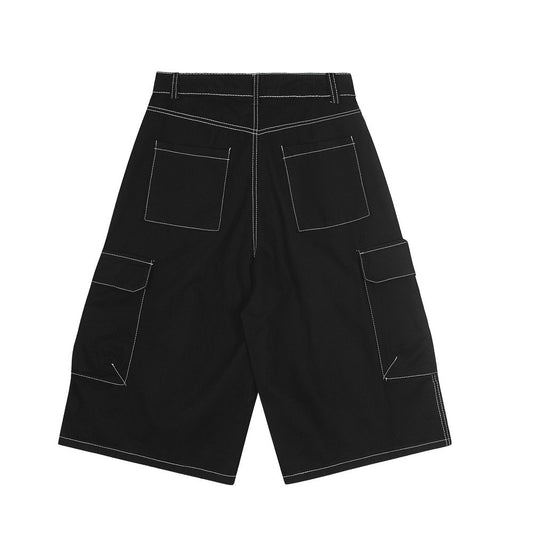 Harajuku Style High Street Cargo Shorts for Men