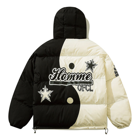 Harajuku Style Cotton Hooded Jacket for Men & Women