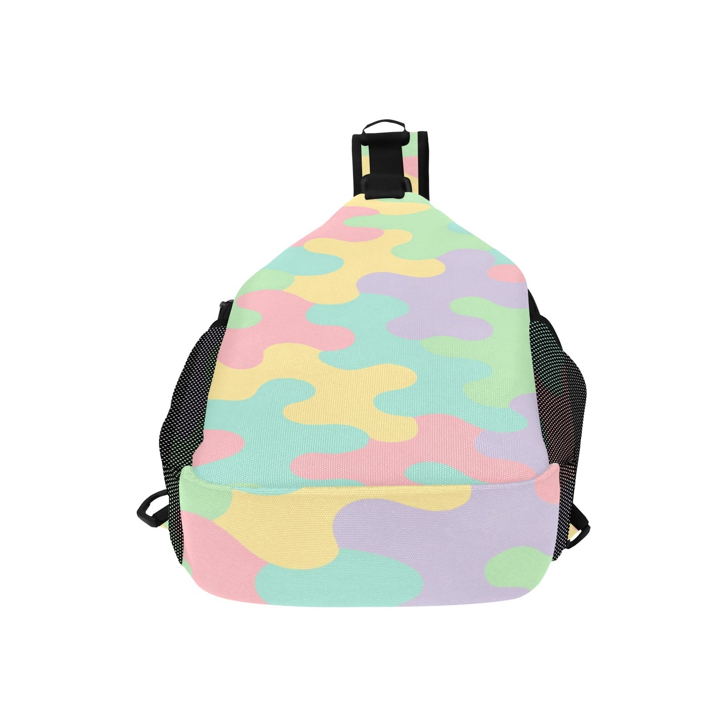 Pastel Camo Men's Casual Chest Bag
