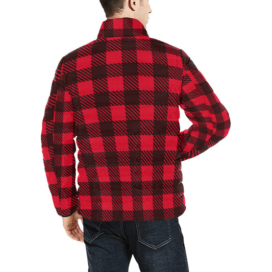Lumberjack Black and Red Checkerboard Bomber Jacket