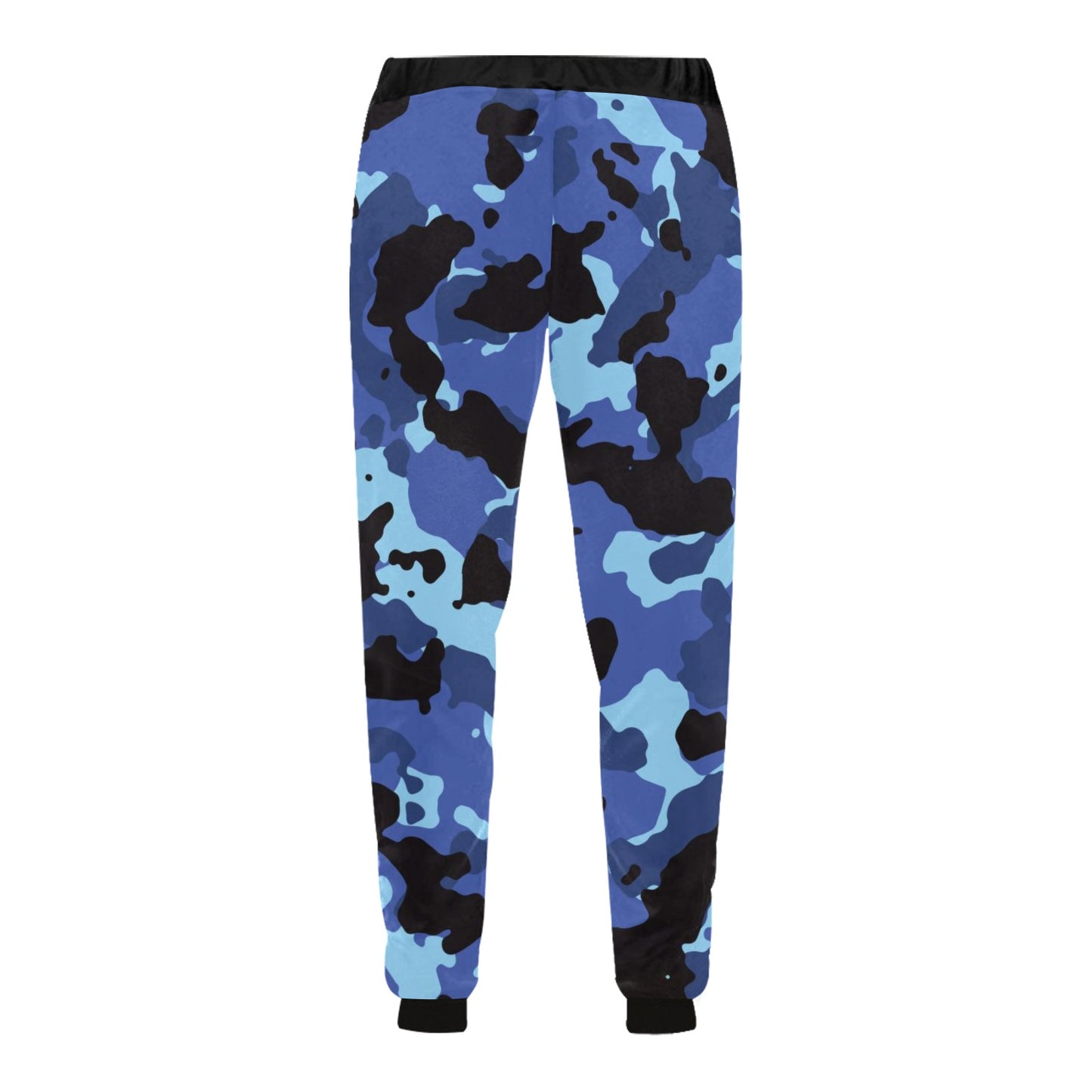 Blue Camo Joggers - Casual Baggy Slacks