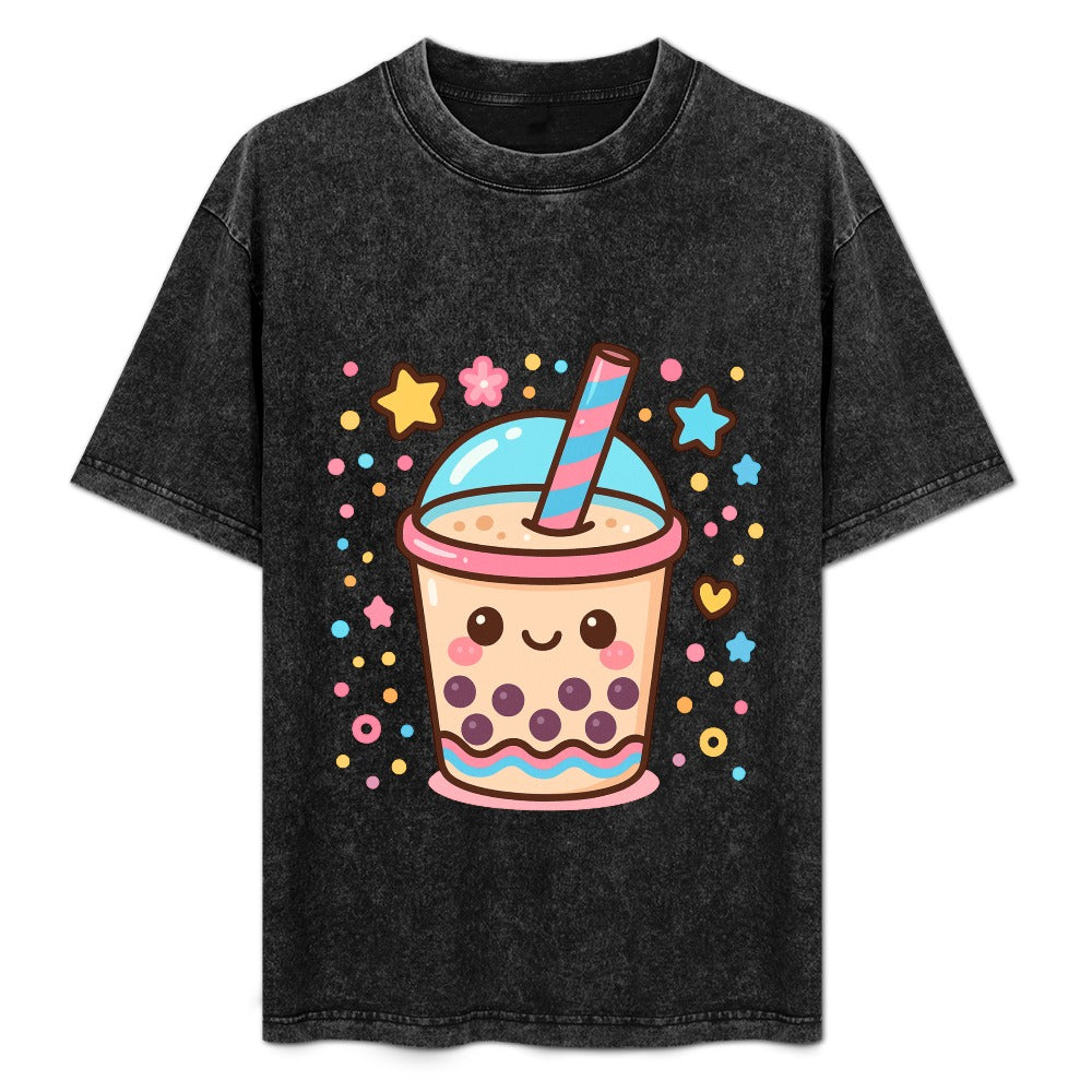 Sparkly Kawaii Boba Tee