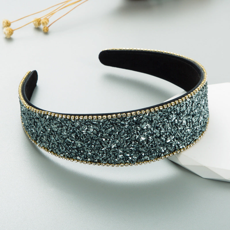 Colored Stone Hair Decoration Headband