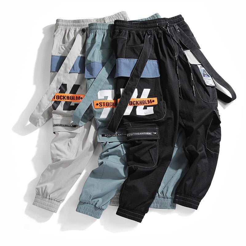 CHAIFENKO Hip Hop Streetwear Jogger Pants for Men