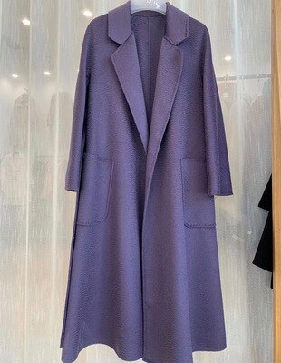 Harajuku Style Double-Sided Wool Coat for Women