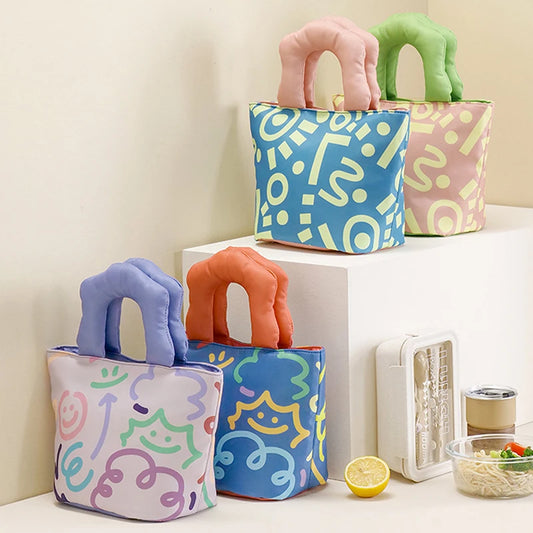 Graffiti Insulated Lunch Bag for School Kids