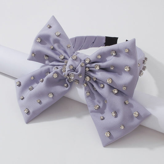 Exaggerated Bow Knot Diamond Headband