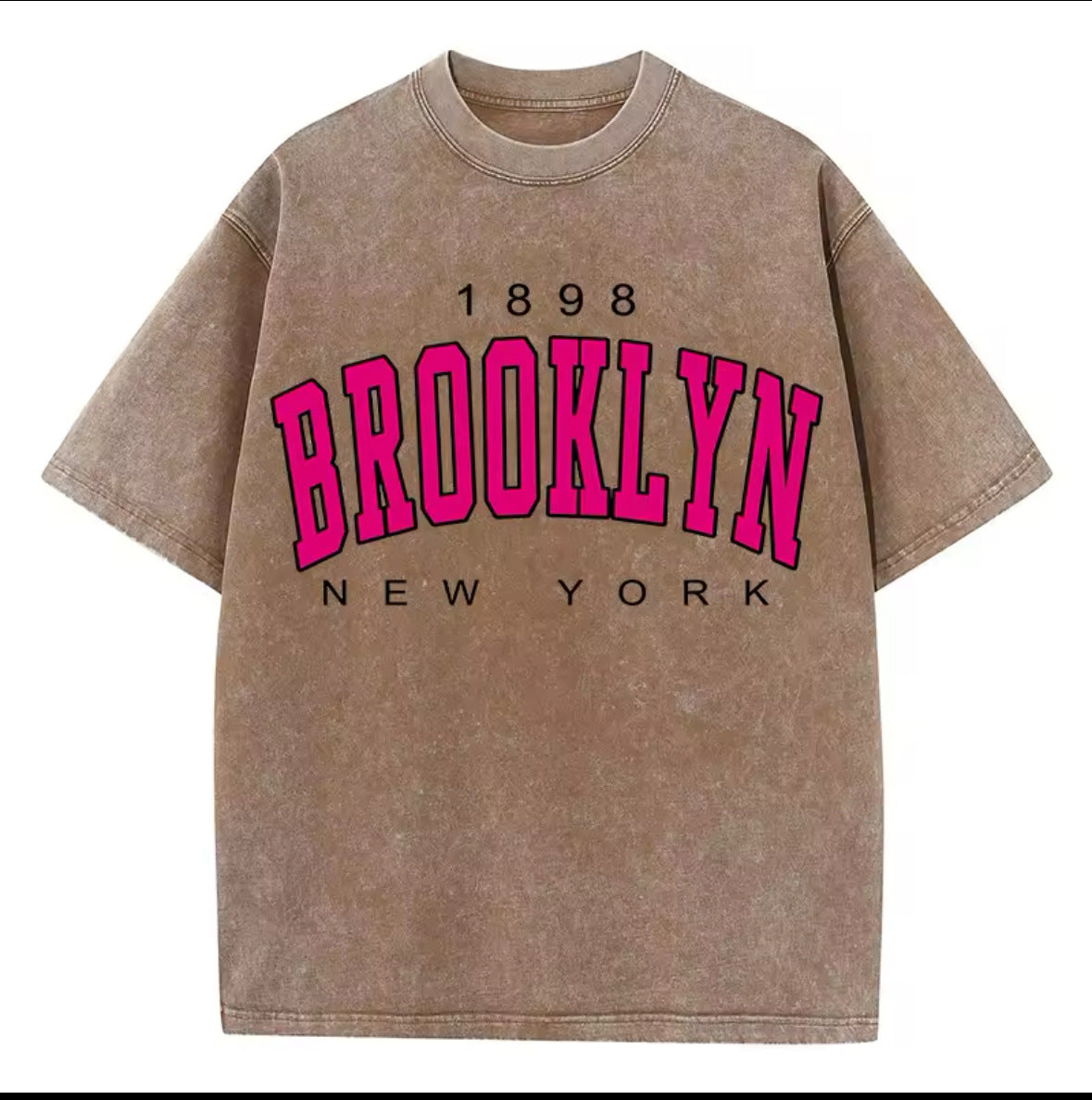 Washed Loose Top for Women — Harajuku Street-Style Oversized Cotton Tee