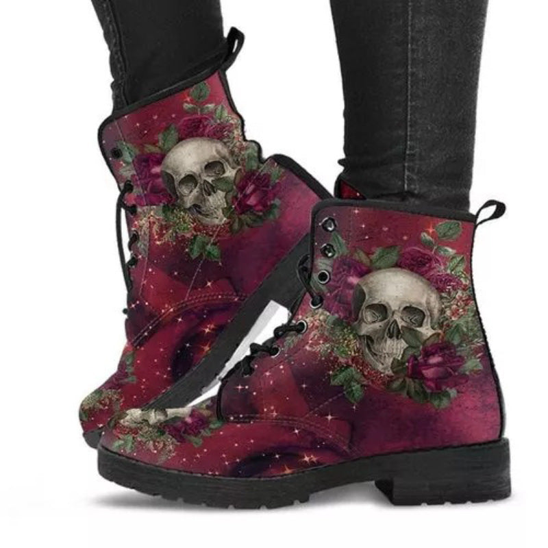Harajuku Style Gothic Combat Boots for Women