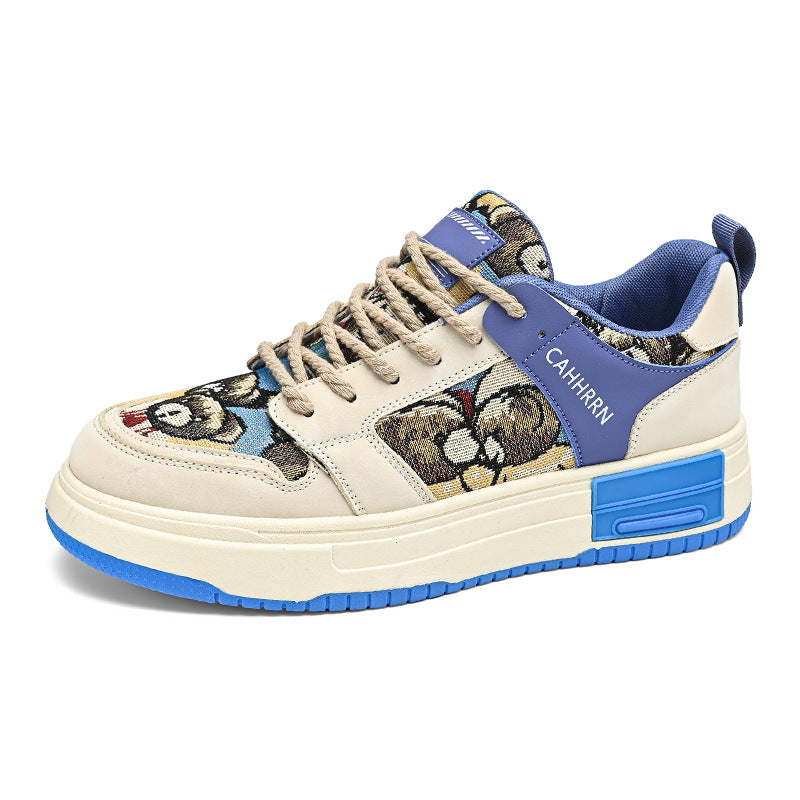 Cute Bear Sneakers - Harajuku Style Low Cut Sports Shoes