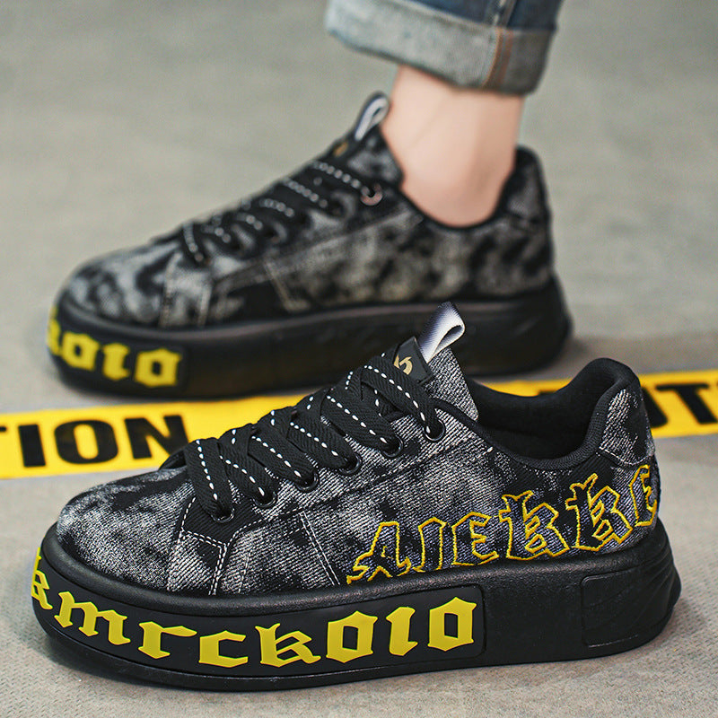 Harajuku Style Men's Camouflage Low Cut Shoes