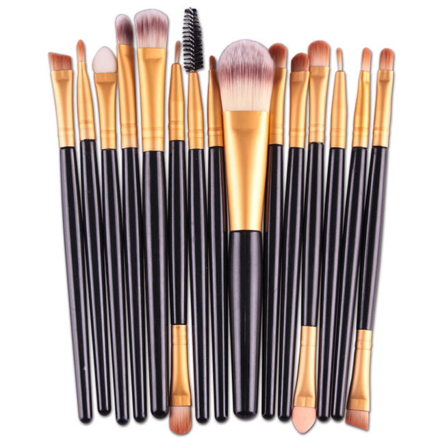 15Pcs Harajuku Style Makeup Brushes Set