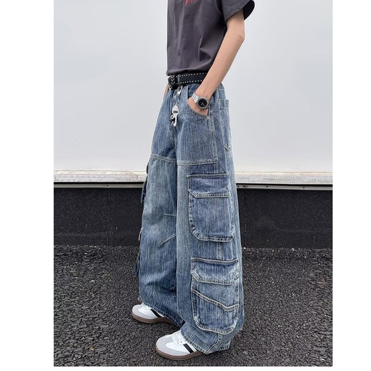 Harajuku Style Loose Fitting Wide Leg Pants