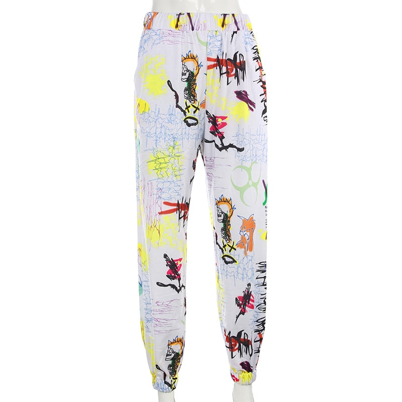 Sweetown Harajuku Baggy Cargo Pants for Women