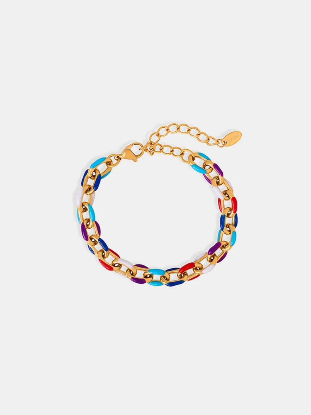 Harajuku Style Titanium Steel Drip Oil Bracelet