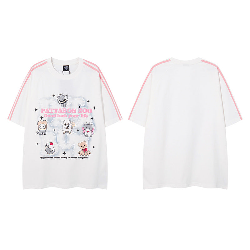 Unisex Harajuku Style Loose Fit T-Shirt